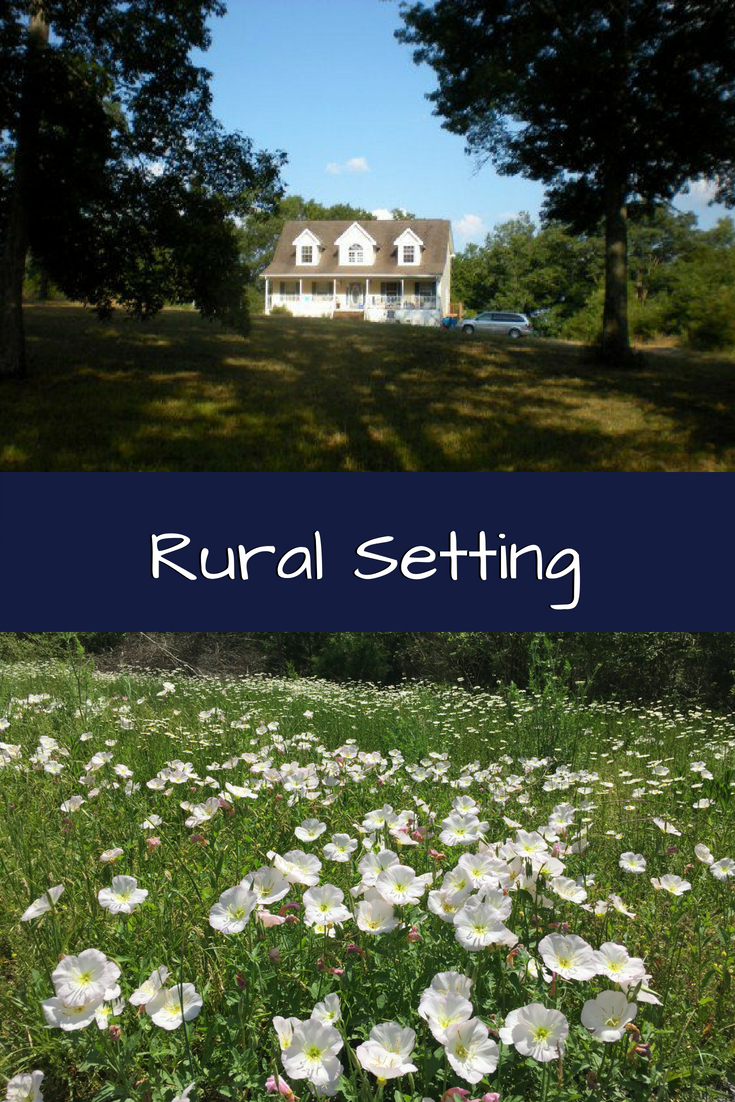 writer's retreat in rural setting